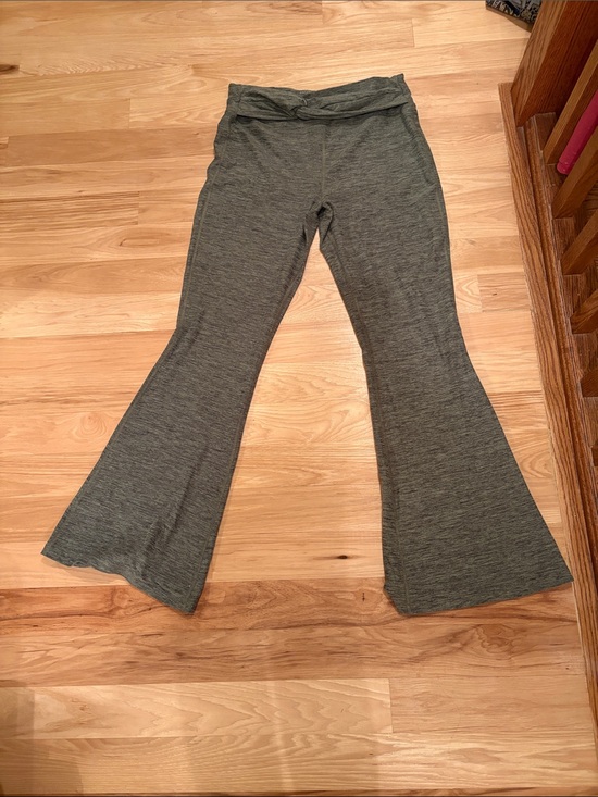 Sincerly Jules Pants - Sincerely Jules Kids Gray Flare Leggings
